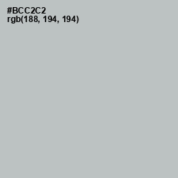 #BCC2C2 - Silver Sand Color Image