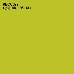 #BCC329 - Key Lime Pie Color Image