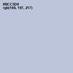 #BCC5D9 - Heather Color Image