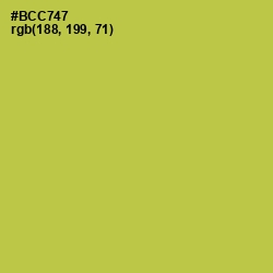 #BCC747 - Celery Color Image
