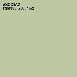 #BCC8A2 - Rainee Color Image