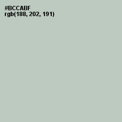 #BCCABF - Clay Ash Color Image