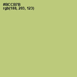 #BCCB7B - Wild Willow Color Image
