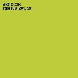 #BCCC3B - Key Lime Pie Color Image