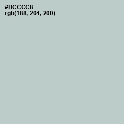 #BCCCC8 - Loblolly Color Image