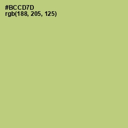 #BCCD7D - Wild Willow Color Image