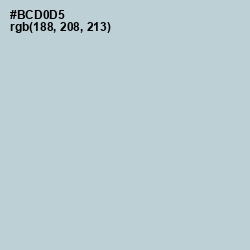 #BCD0D5 - Jungle Mist Color Image