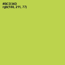 #BCD34D - Conifer Color Image