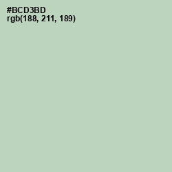 #BCD3BD - Gum Leaf Color Image