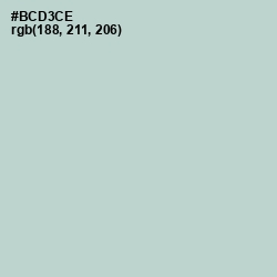 #BCD3CE - Jet Stream Color Image