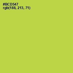 #BCD547 - Conifer Color Image