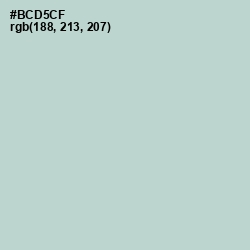 #BCD5CF - Jet Stream Color Image