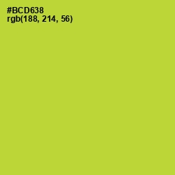 #BCD638 - Key Lime Pie Color Image