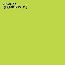 #BCD747 - Conifer Color Image