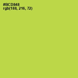 #BCD848 - Conifer Color Image