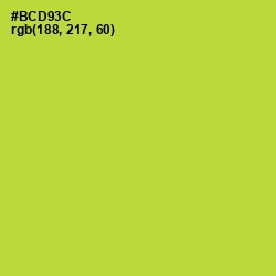 #BCD93C - Key Lime Pie Color Image