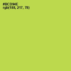 #BCD94E - Conifer Color Image
