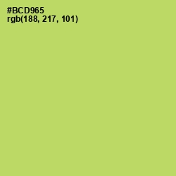 #BCD965 - Wild Willow Color Image