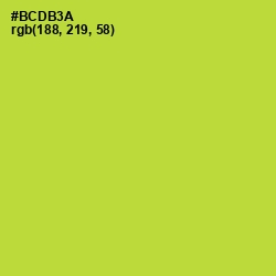 #BCDB3A - Key Lime Pie Color Image