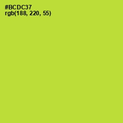 #BCDC37 - Key Lime Pie Color Image
