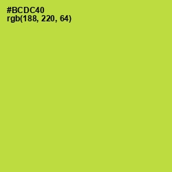 #BCDC40 - Conifer Color Image