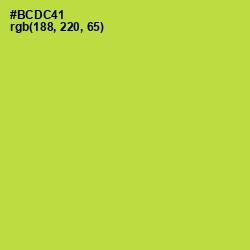 #BCDC41 - Conifer Color Image