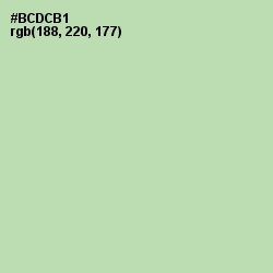 #BCDCB1 - Gum Leaf Color Image
