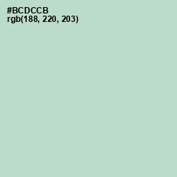 #BCDCCB - Surf Color Image