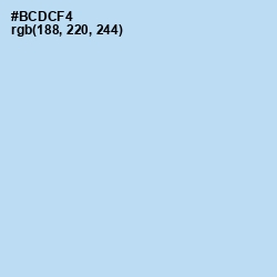 #BCDCF4 - Spindle Color Image