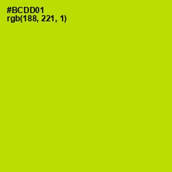 #BCDD01 - Fuego Color Image