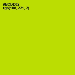 #BCDD02 - Fuego Color Image