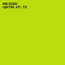 #BCDD0D - Fuego Color Image