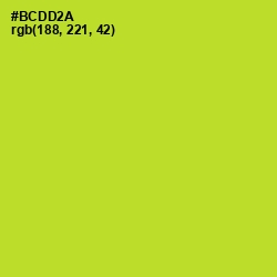 #BCDD2A - Key Lime Pie Color Image