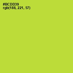 #BCDD39 - Key Lime Pie Color Image