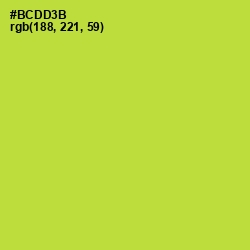 #BCDD3B - Key Lime Pie Color Image