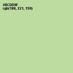 #BCDD9F - Moss Green Color Image