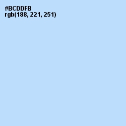 #BCDDFB - Spindle Color Image