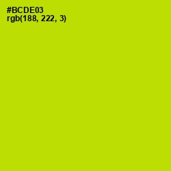 #BCDE03 - Fuego Color Image