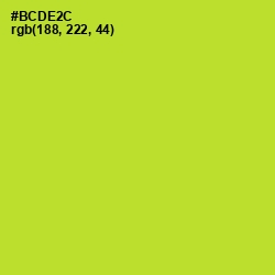 #BCDE2C - Key Lime Pie Color Image