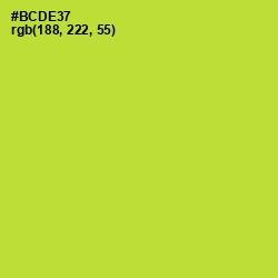 #BCDE37 - Key Lime Pie Color Image