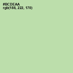 #BCDEAA - Moss Green Color Image