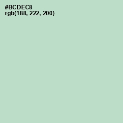 #BCDEC8 - Surf Color Image