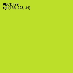 #BCDF29 - Key Lime Pie Color Image