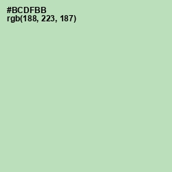 #BCDFBB - Gum Leaf Color Image