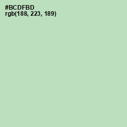 #BCDFBD - Gum Leaf Color Image