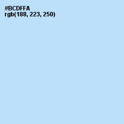 #BCDFFA - Spindle Color Image