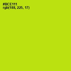 #BCE111 - Inch Worm Color Image