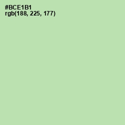 #BCE1B1 - Celadon Color Image