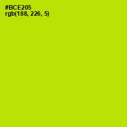 #BCE205 - Inch Worm Color Image