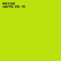 #BCE20E - Inch Worm Color Image